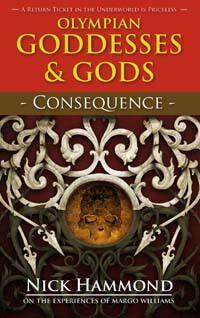 Book cover link to purchase Olympian Goddesses and Gods Consequence