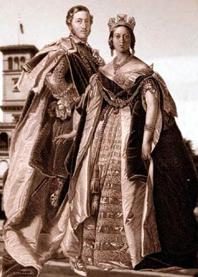 image of royal couple Victoria and Albert