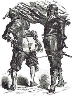 Illustration of Royalists circa 1640s