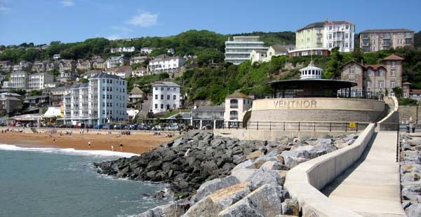 Photo image of Ventnor town. Isle of Wight.