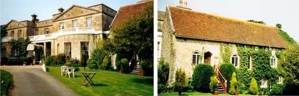 Photo images of Swainston Manor and original medieval chapel, Swainston. Calbourne Rd. Isle of Wight.