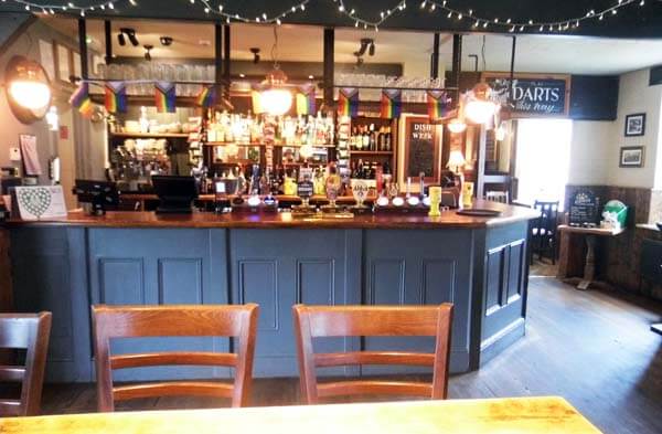 Photo image of Bar in the magnificent Hare & Hounds Inn, Downend Isle of Wight