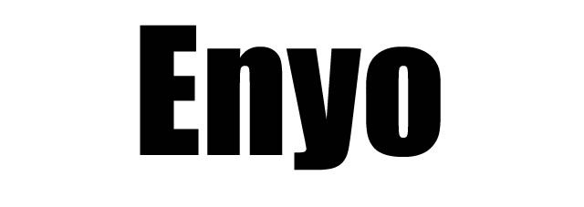 Title lettering of Enyo